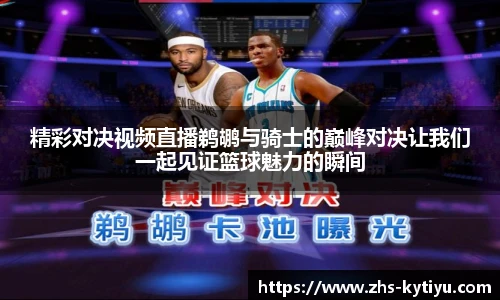 精彩对决视频直播鹈鹕与骑士的巅峰对决让我们一起见证篮球魅力的瞬间
